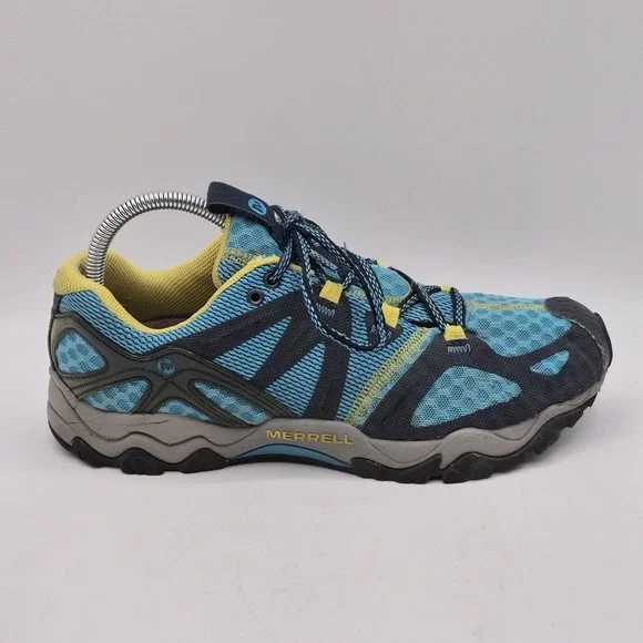 Merrell Shoes Womens Size 9 Blue Mesh Trail Hiking Athletic Sneakers J24372 - Picture 4 of 11